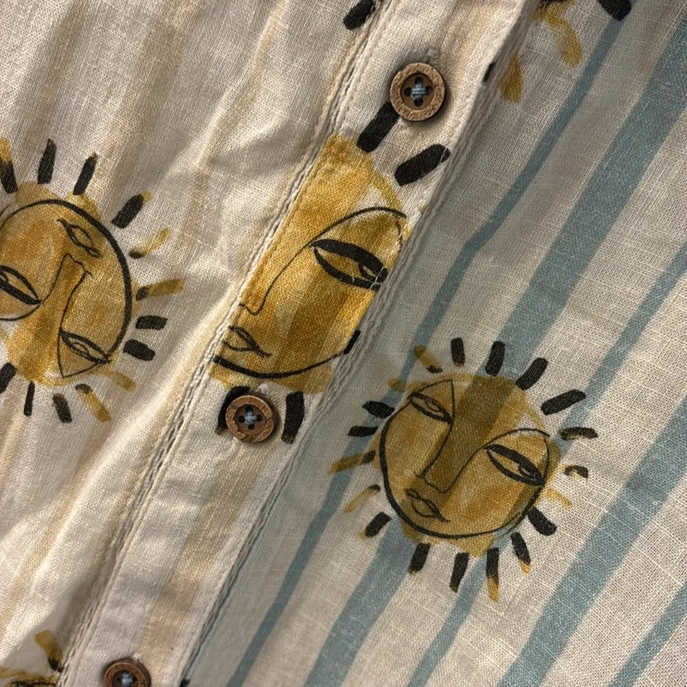 NWT Anthropologie LouLou Avenue Button-down Top, size XL - Picture 6 of 14